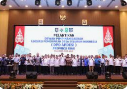 Pelantikan APDESI RIAU